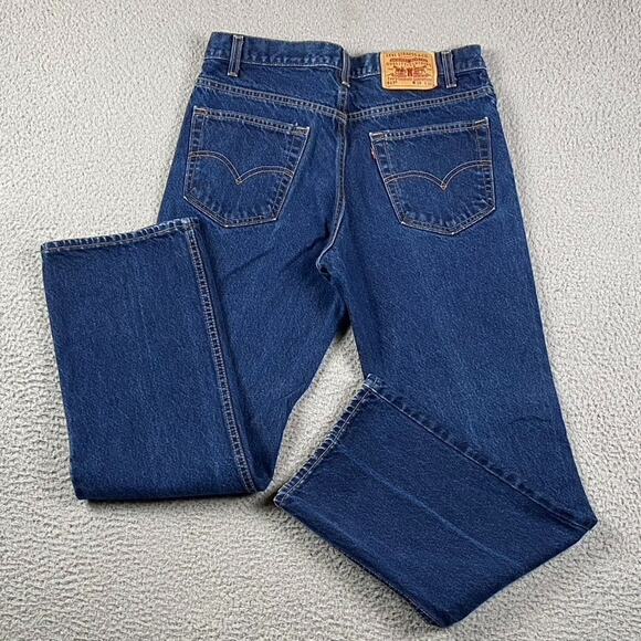 VTG Y2K Levi's 517 Bootcut Jeans Men's 34x32 Blue Medium Wash Made USA 2000's - Picture 1 of 12